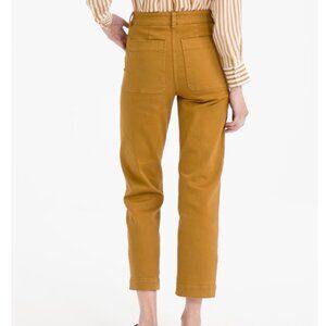 Everlane cropped pants - golden brown / size 6